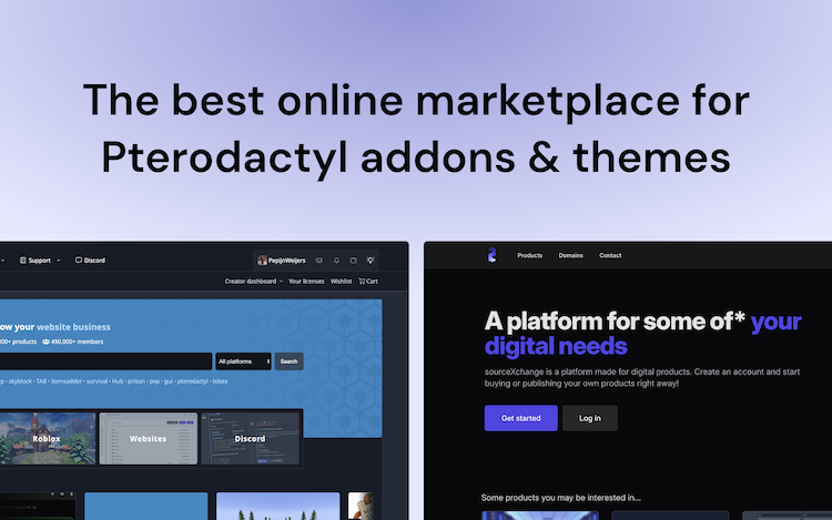 The best online marketplace for Pterodactyl addons & themes.