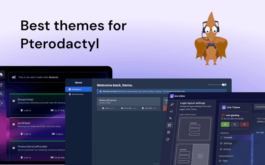 4 Best Pterodactyl Themes